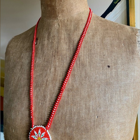 VTG Beaded necklace - Picture 3 of 7